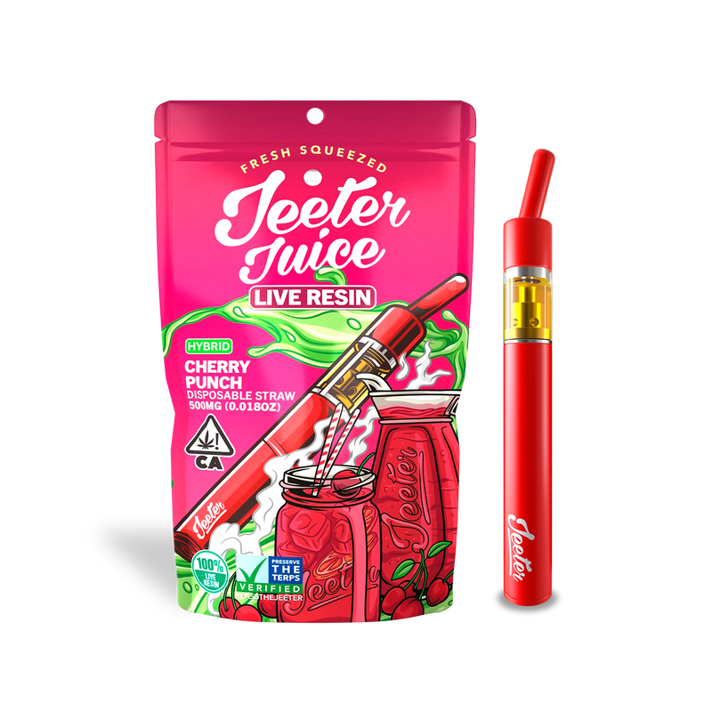 Caneta THC Jeeter Juice Cherry Punch | Hibrido | 91%